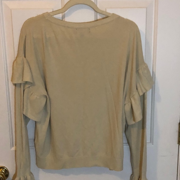 Ruffle Sleeve Sweater - Picture 2 of 4